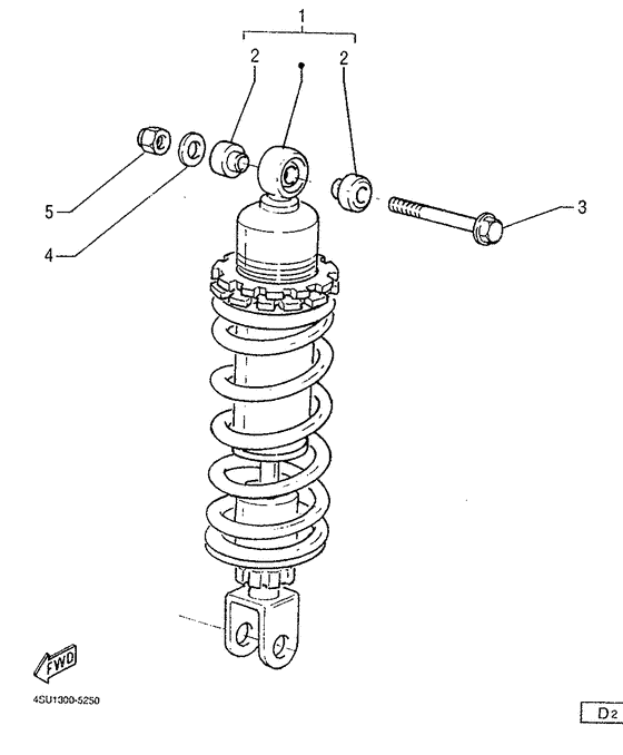 SZR660 Задняя подвеска