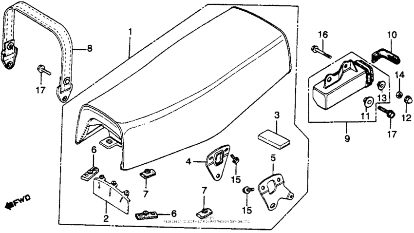 Xl500s seat 79-81