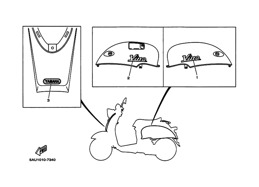 YJ50R グラフイツク. エンブレム