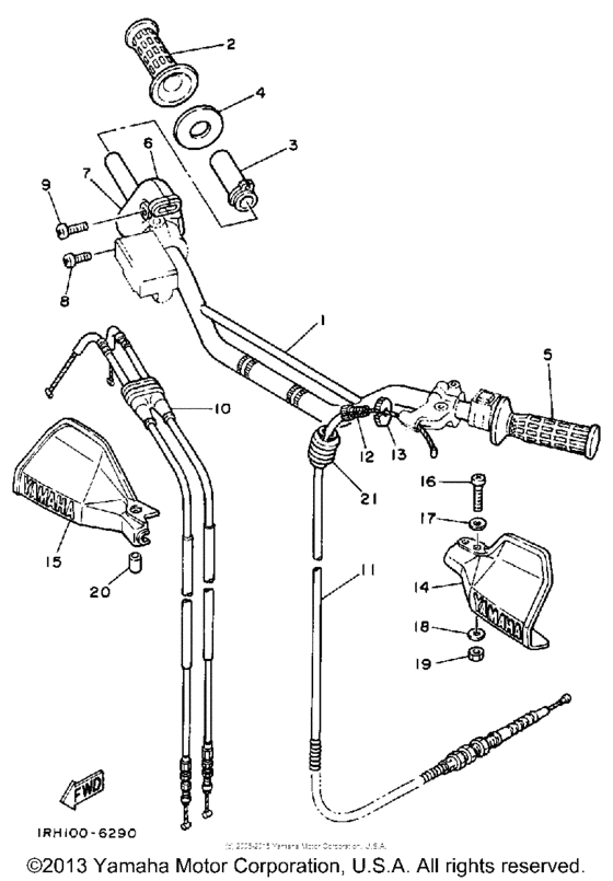 Handlebar-cable
