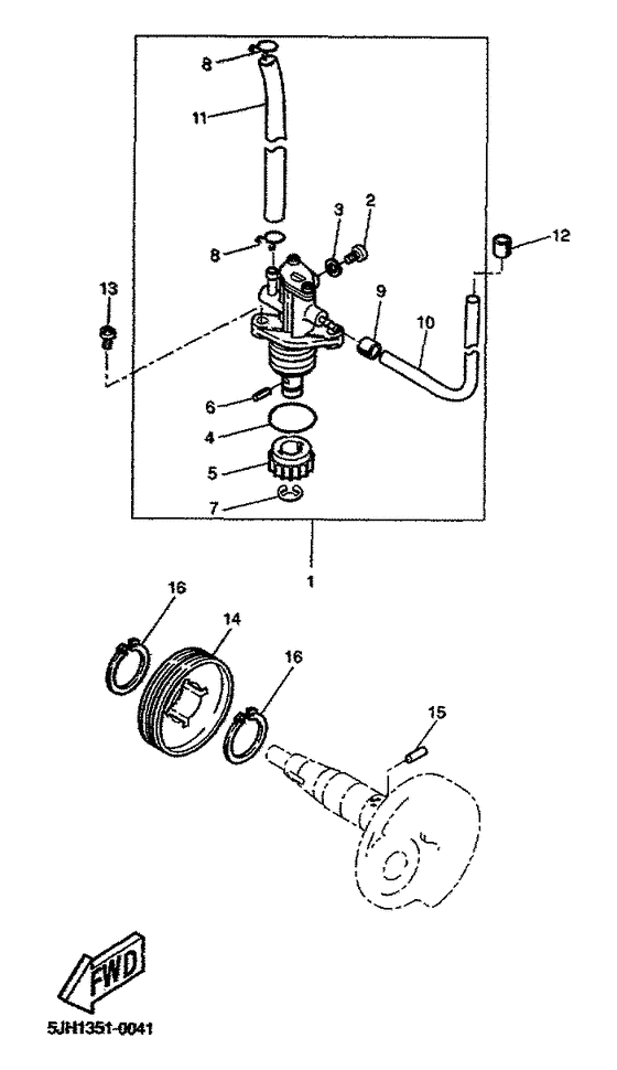 CW50 Масляный насос