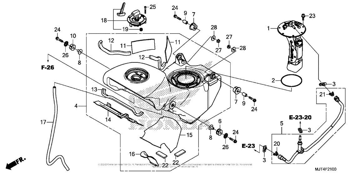 Fuel Tank + Fuel Pump