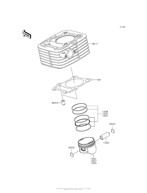  Цилиндр и поршни