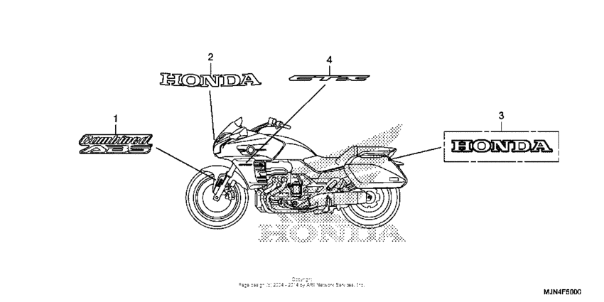 CTX1300 (ABS) Mark + emblem