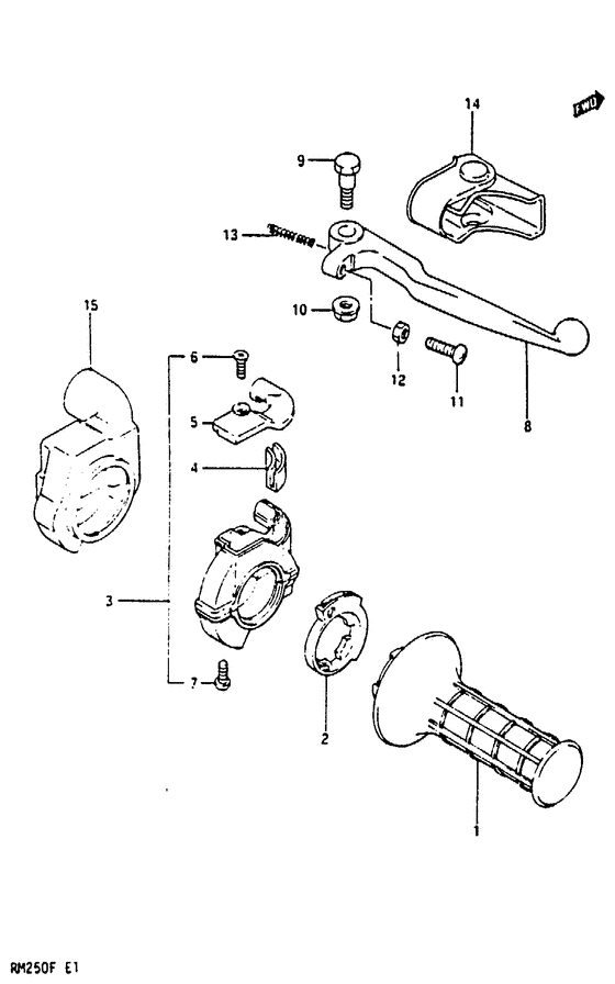 Right handle switch