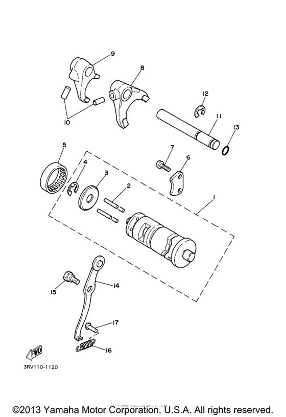 PW80R Копирный вал