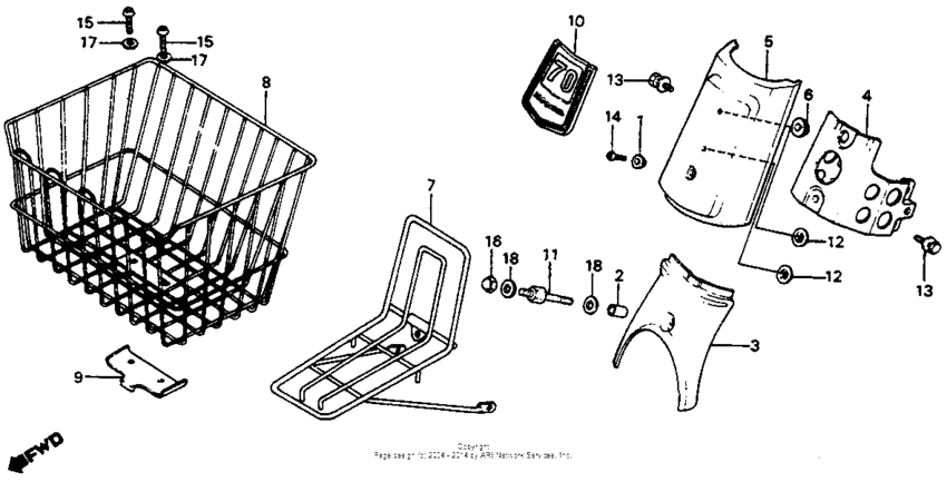 Top cover + front carrier