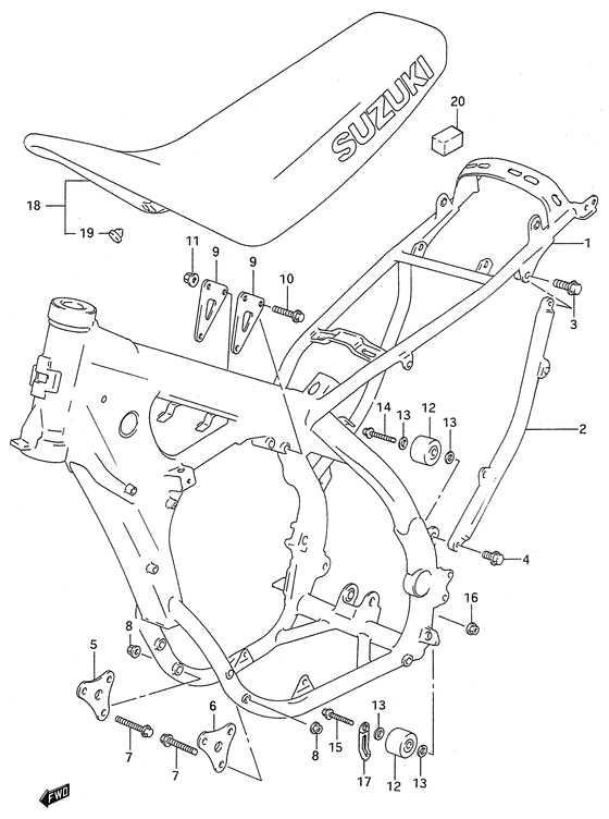 Frame - seat