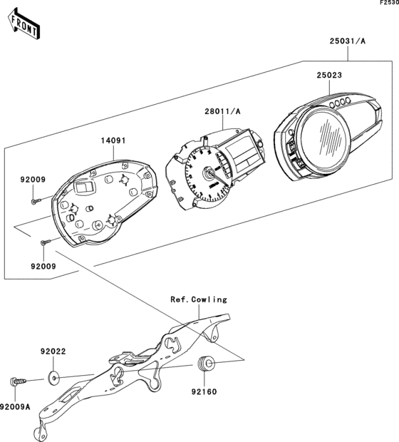 ZX600 Приборы