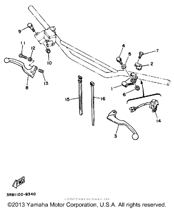 Handle switch - lever