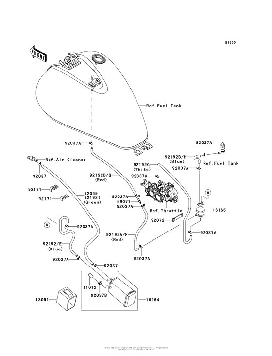VN900 Fuel Evaporative System (Ca)