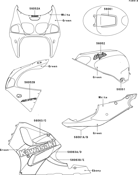 Decals(green)(zx750-p5)