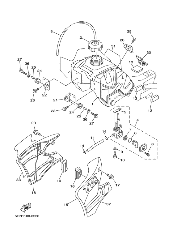  Топливный бак