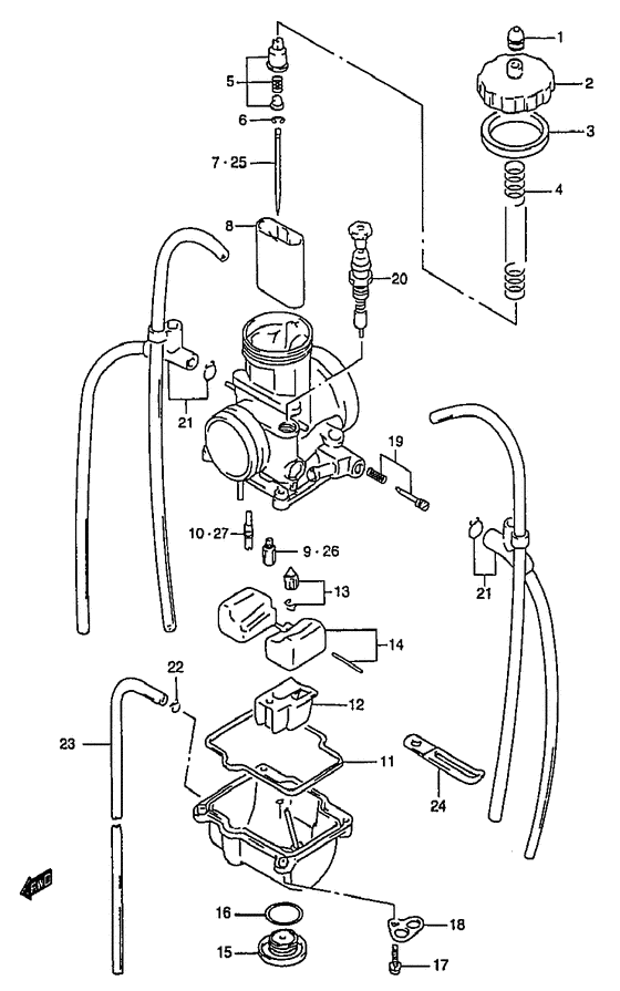 Carburetor assy