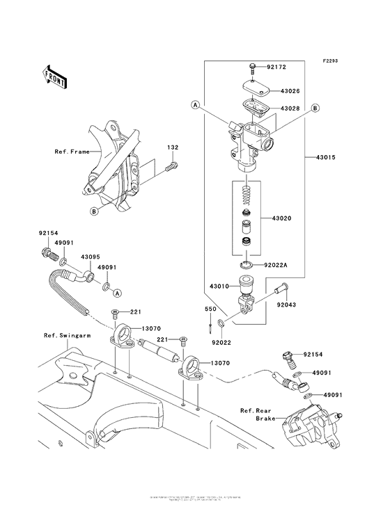  Задний торм цилиндр