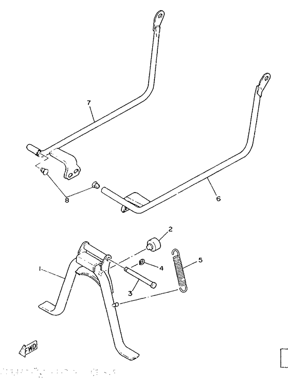 ME50 Caballete-apoyapies