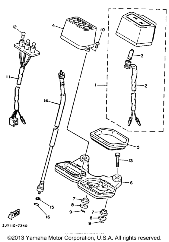 TW200U Приборы