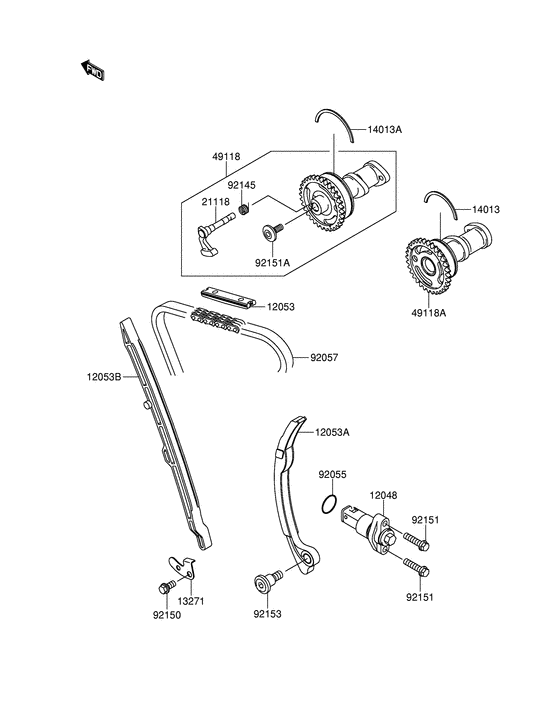 RM-Z250 Распредвал