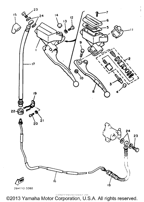 XVZ12DN Главный тормозной цилиндр