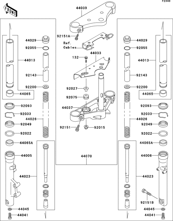 Front fork(c6f)