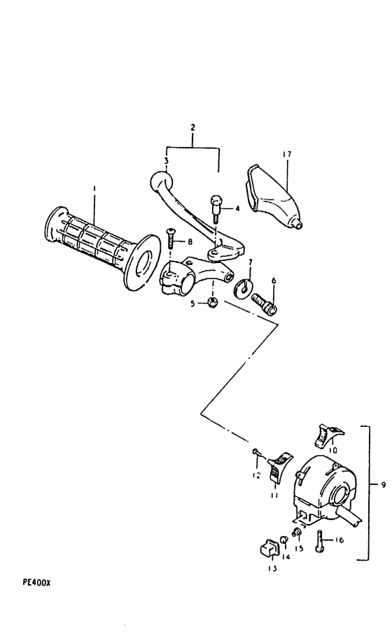 Lh handle grip