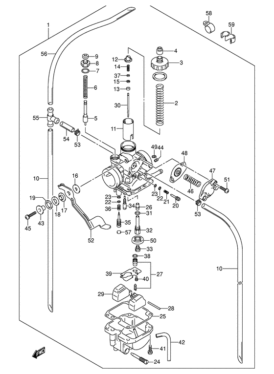 Carburetor assy