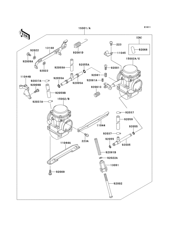 EX500 Carburetor(1 / 2)