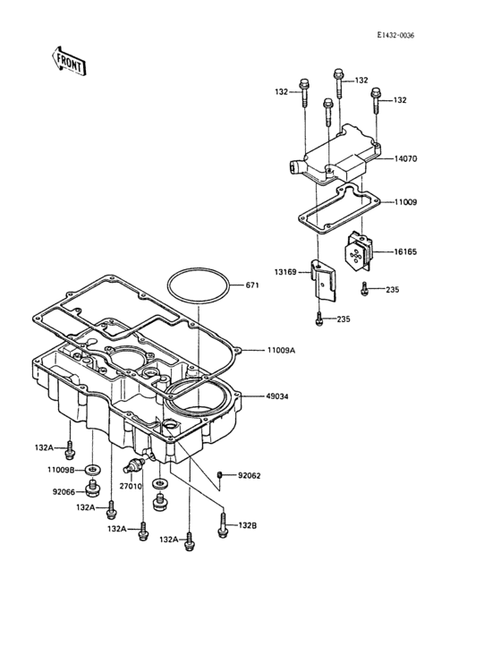 Breather cover/oil pan(zxt00ae003102-)