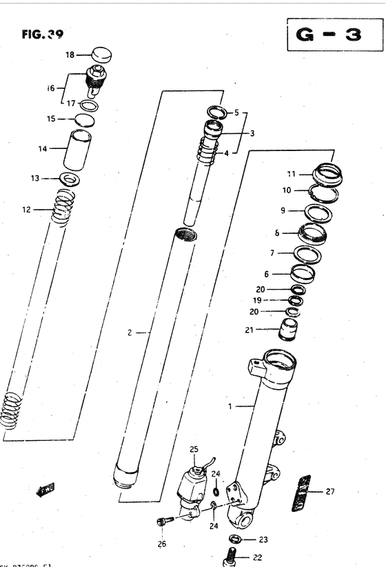 Front left damper
