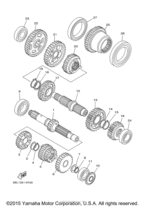 XVS11AWXB Трансмиссия