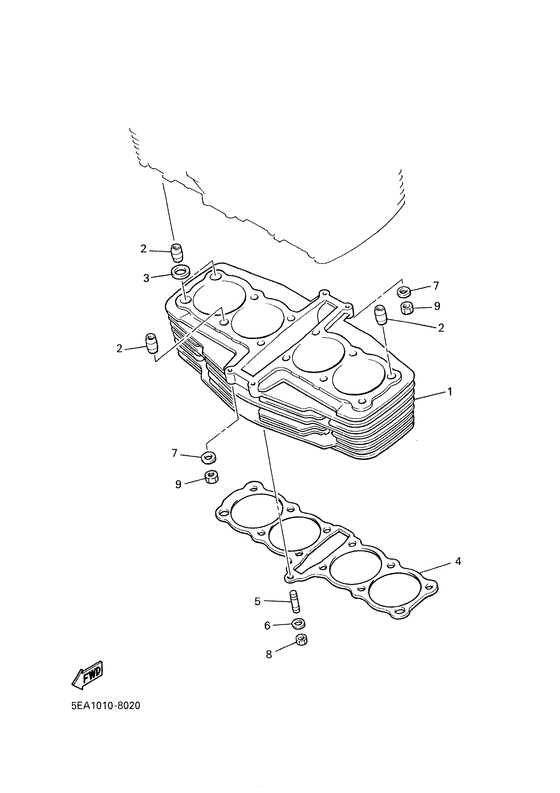 XJR1300 Цилиндры