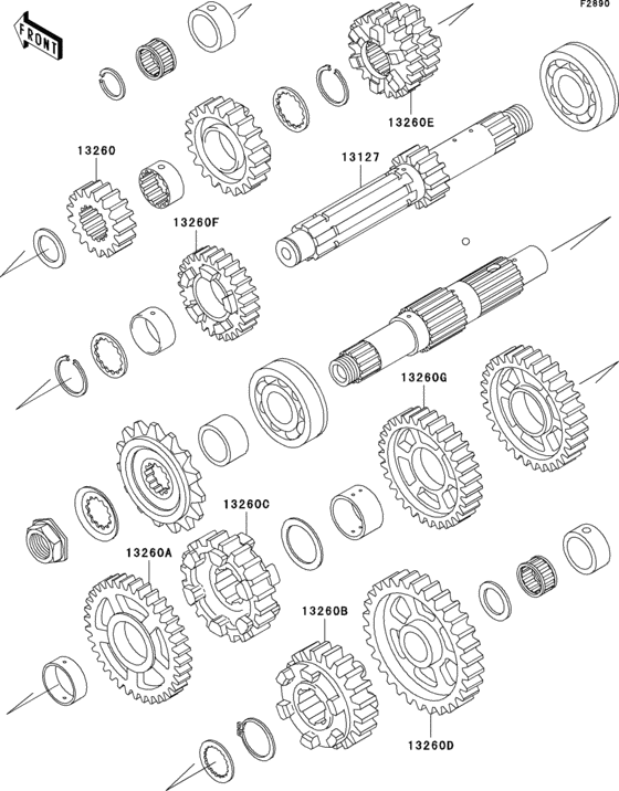 Optional parts(zx-7rr trans.)
