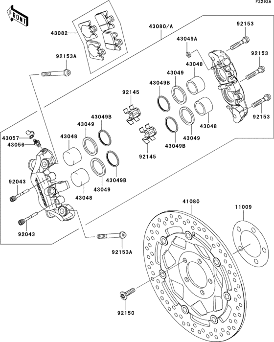 Front brake(b3/b4)