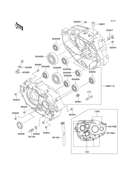  Картер двигателя