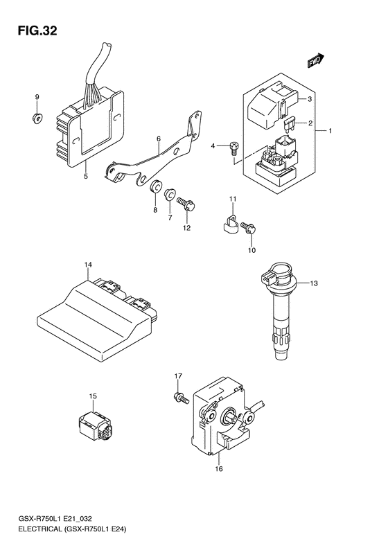 GSX-R750 Электрика