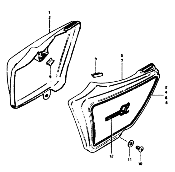 ZR50 Обтекатель задний