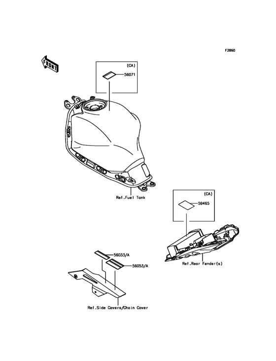EX650 Лейбл предостережения