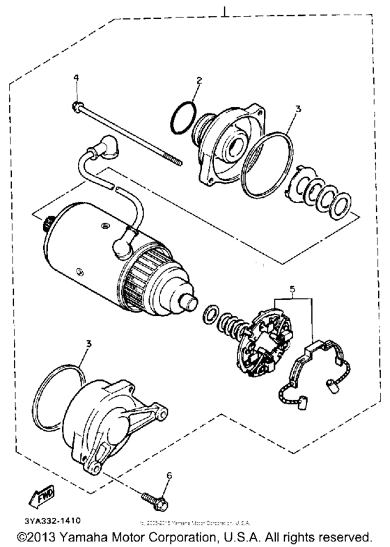FJ1200D Стартер