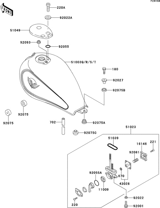 EN500 Fuel tank(1 / 2)(en500-a4)