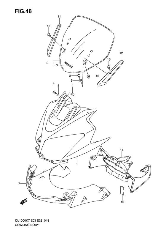 Cowling body