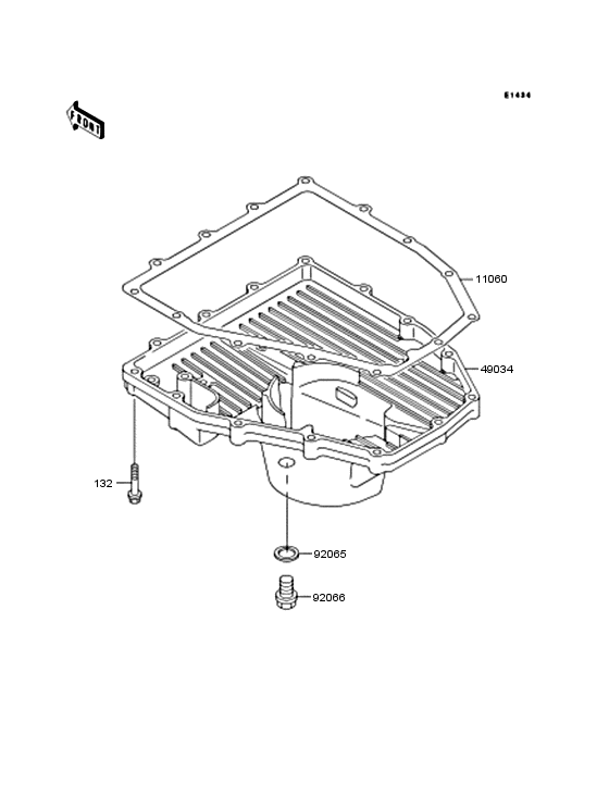 ZX600 Маслянный поддон