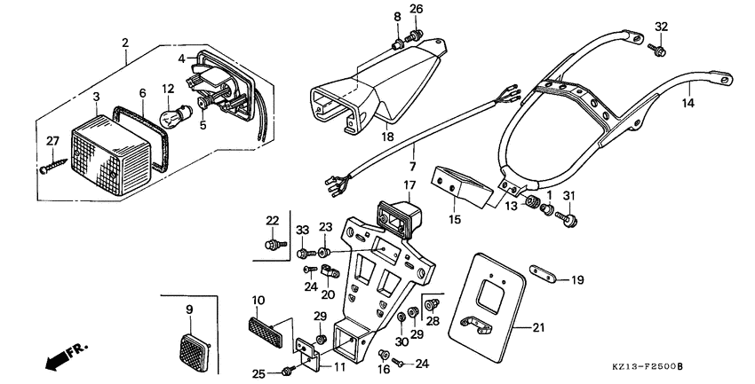 Taillight unit ass`y