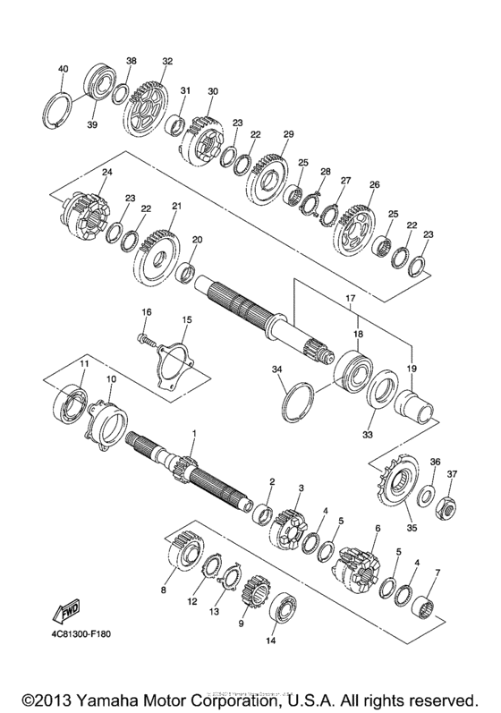 FZ8ND Трансмиссия