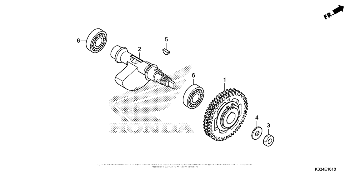 CBR300R (ABS) Балансирный вал