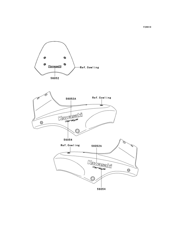 KLE650 Decals(blue)(a9f)(ca,us)