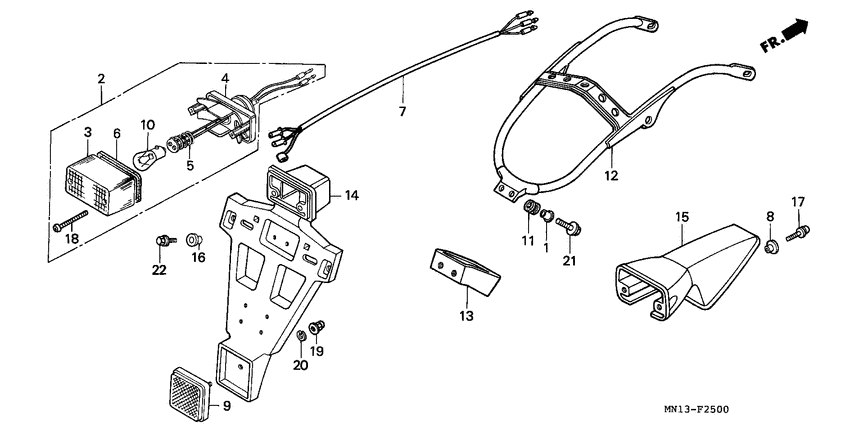 Taillight unit ass`y