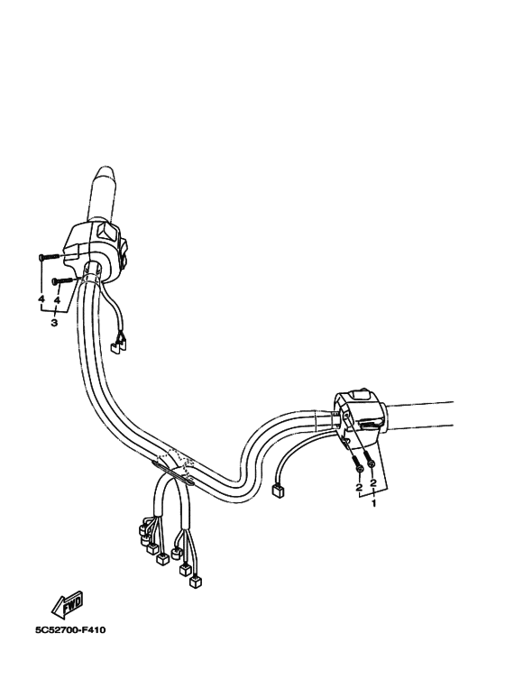 XV1900A Handle switch & lever