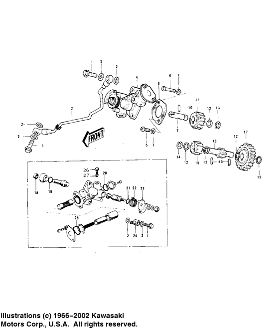 KE125 Маслонасос