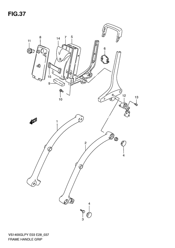 Frame handle grip