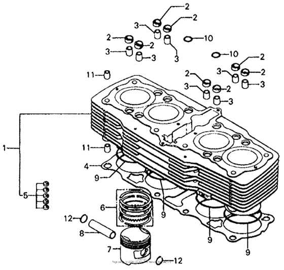 Cylinder + piston